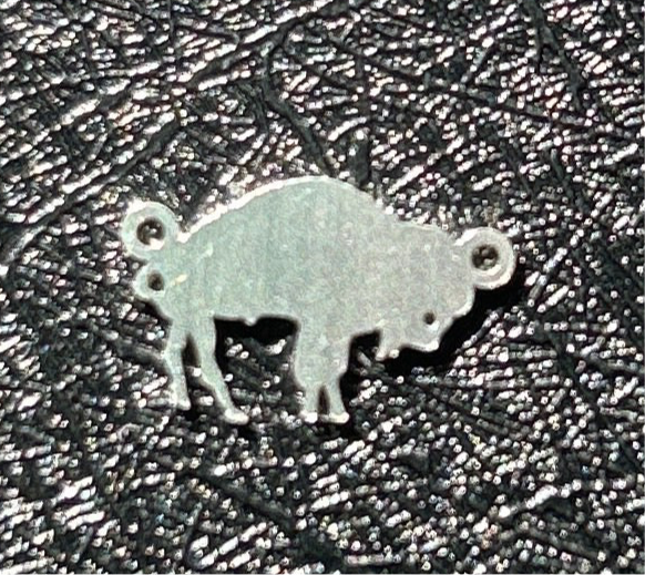 Buffalo Connector Sterling Silver