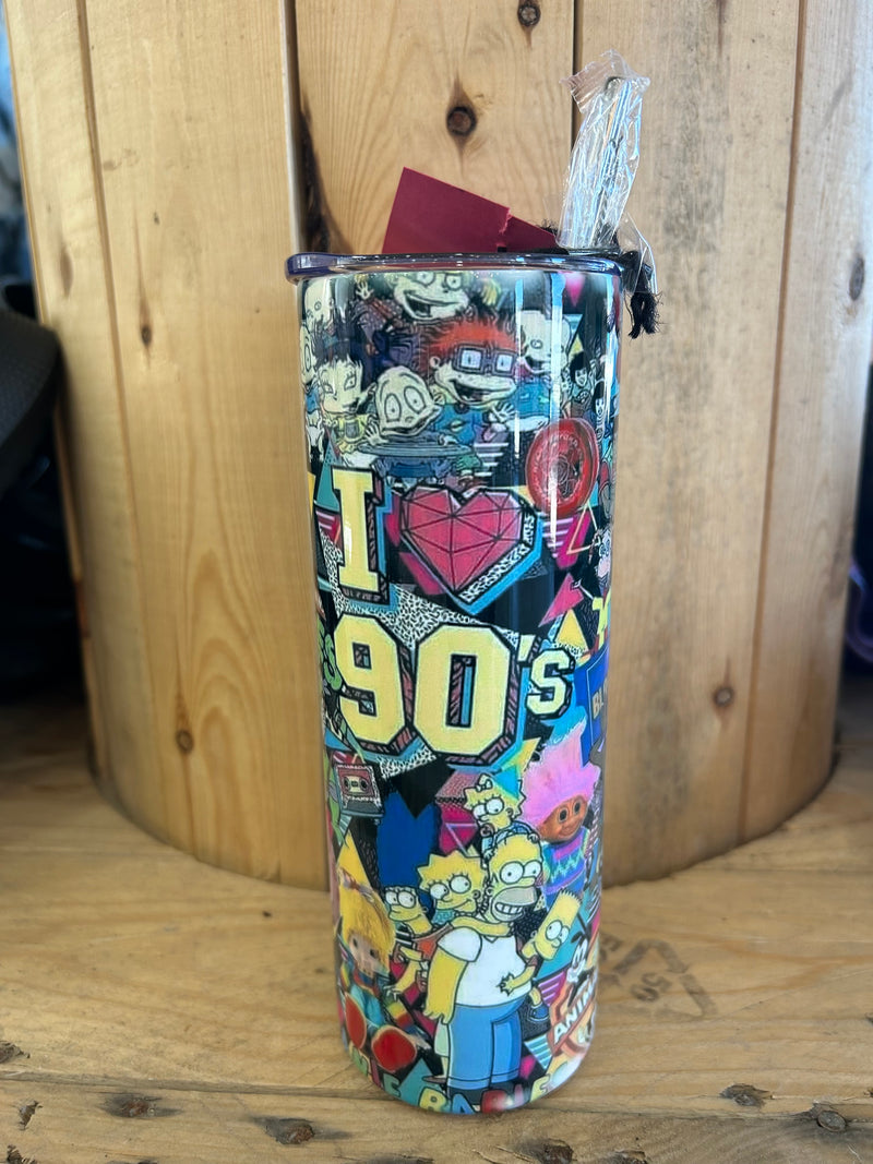 I heart 90s Tumbler