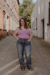 Mia Distressed Dad Jeans