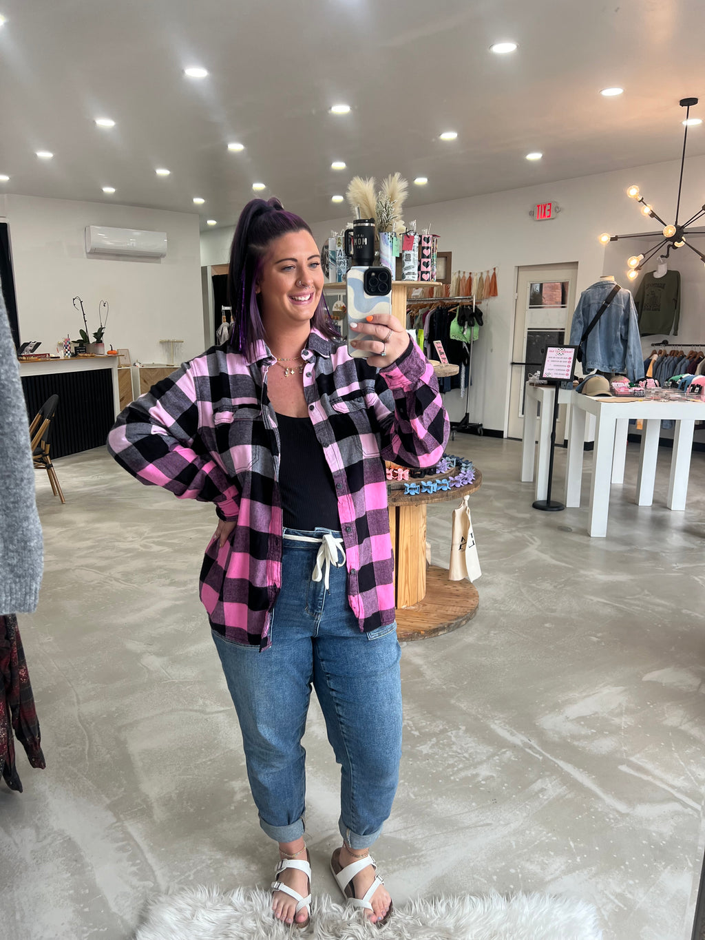 Pretty In Pink Flannel