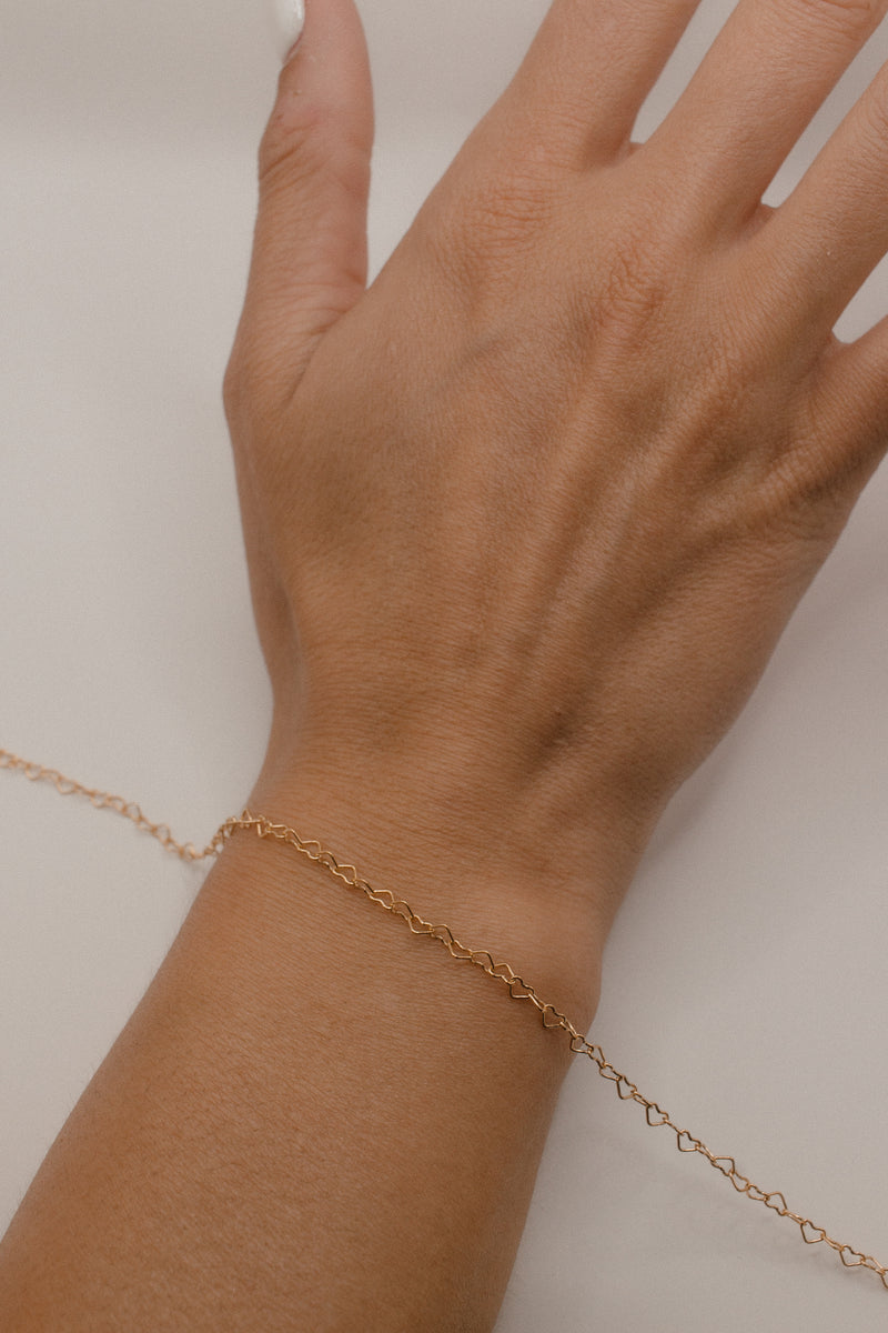 Heart Breaker Gold Filled Chain