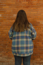 Cabin Check Blue flannel