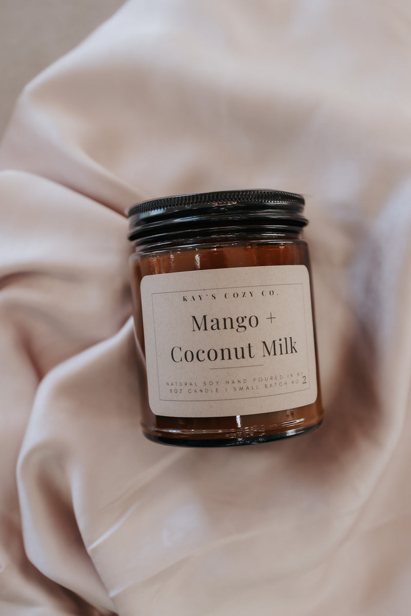 Mango + Coconut Milk Single Wick Candle