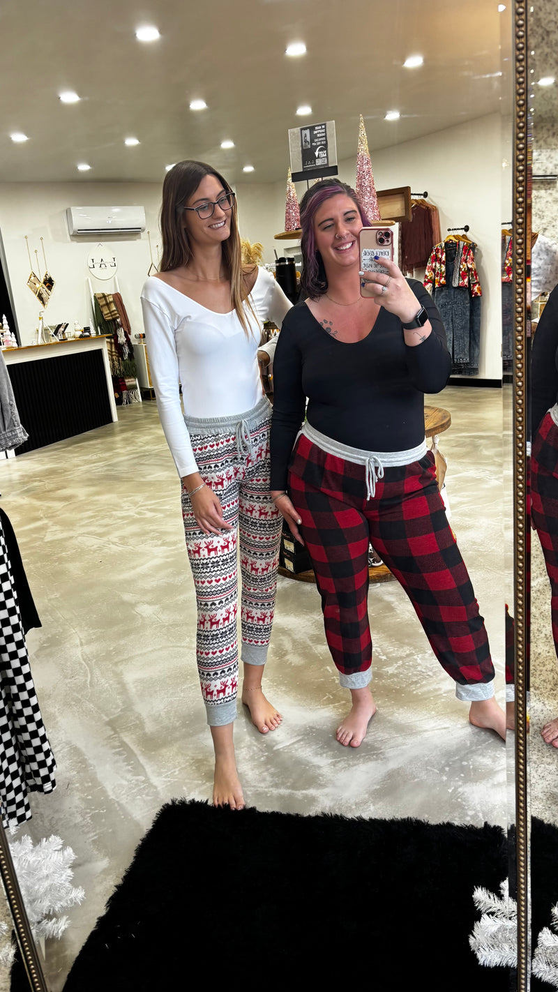 Plaid Jogger Pants