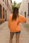 Acid wash pullover