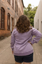 Acid wash pullover