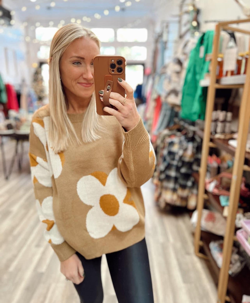 Below The Sun Floral Sweater