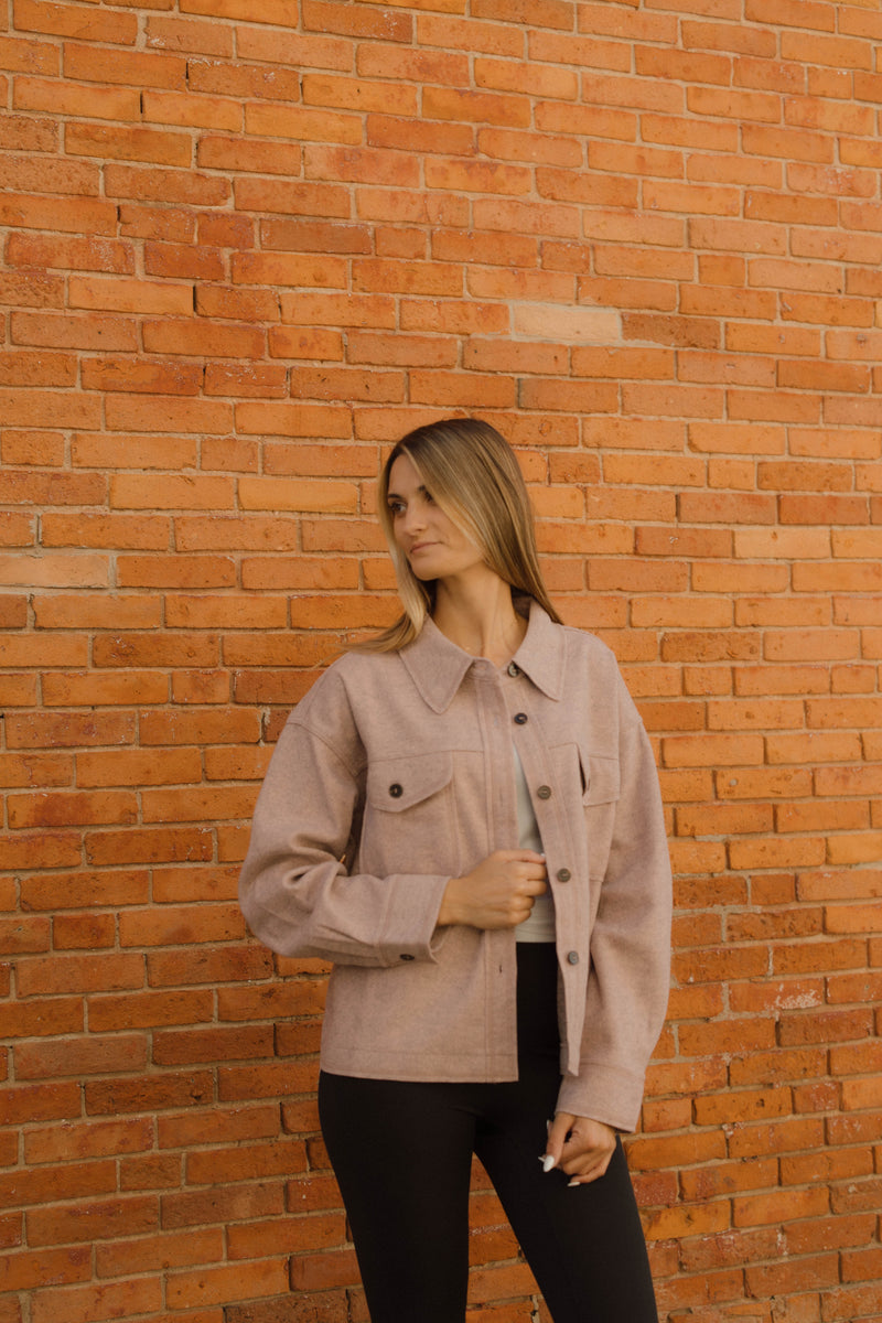 Edge of Blush Shacket