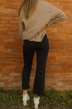 Michayla Acid Wash High Waisted Distressed Jeans