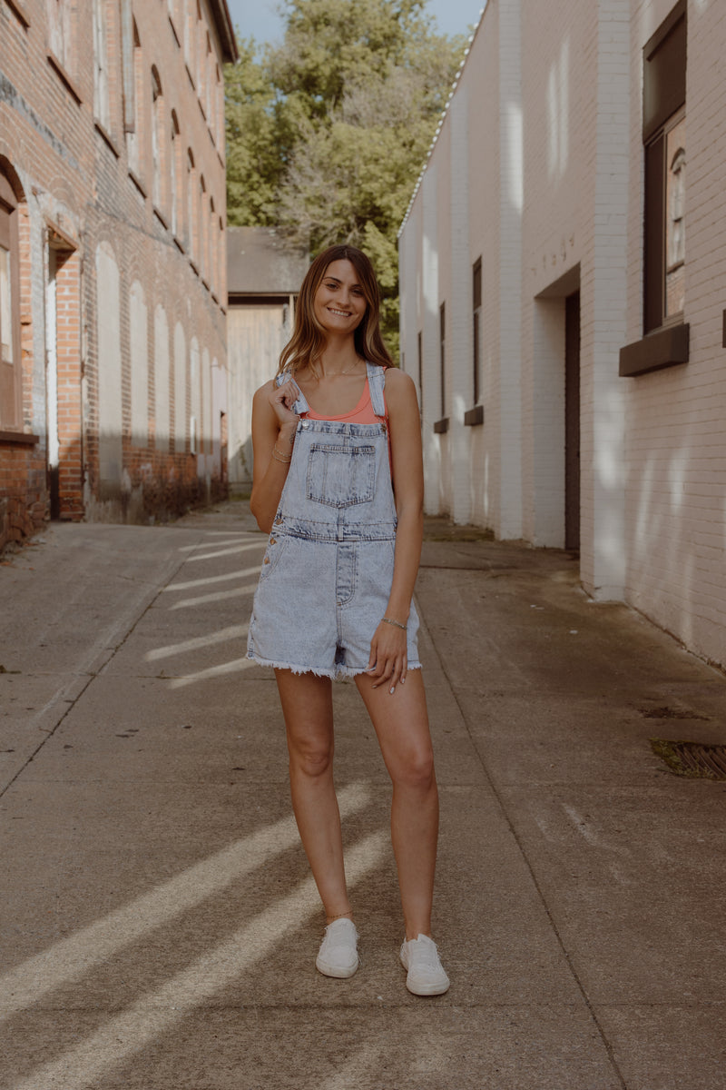 Keep Looking Denim Overalls