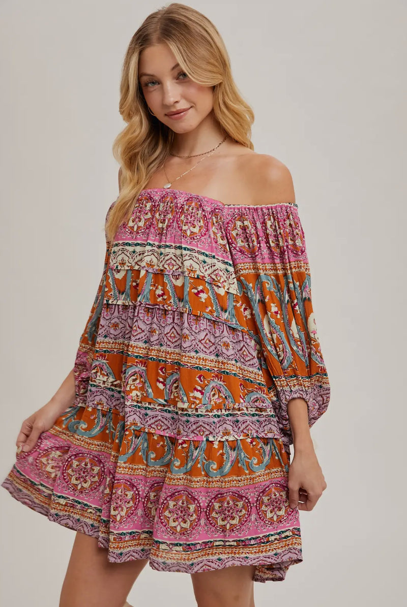 Lovin' Life Boho Floral Dress