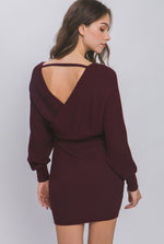 Just In Time Wrap Sweater Dress