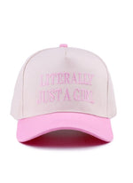 Literally Just A Girl Baseball Cap