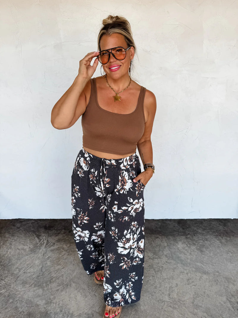Floral Wide Leg pants