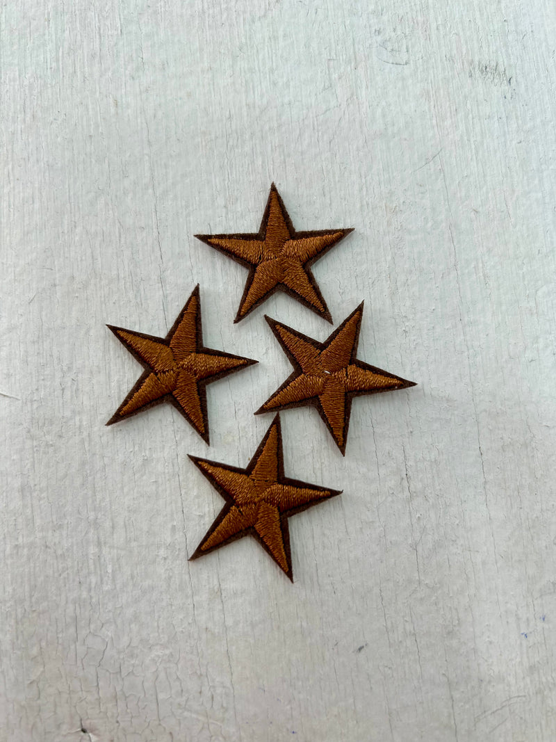 Brown Mini Star Patch