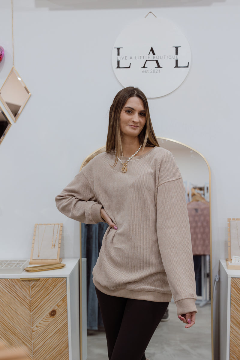 Snowfall Waffle Knit Sweater