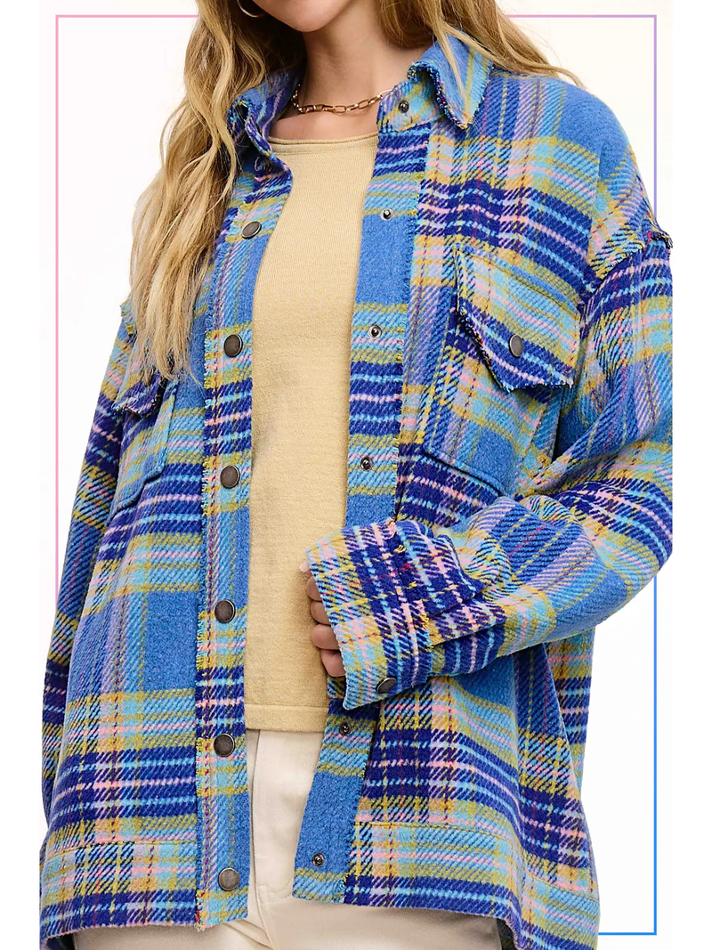 Cabin Check Blue flannel