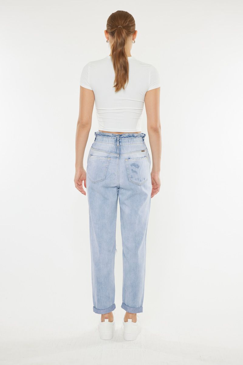 Just What You Need Paper Bag Mom Jeans