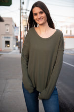 Never Change Waffle Knit Top