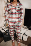 The Night Before Plaid Top