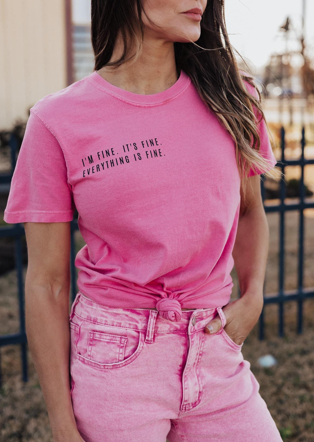I'm Fine It's Fine Everything Is Fine Tee